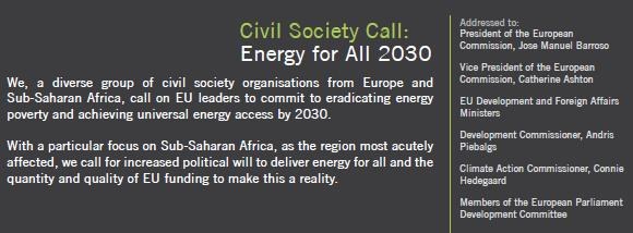 civil society call