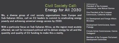 civil society call