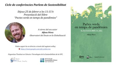 Alfons Pérez presenta el llibre "Pactes verds en temps de pandèmies"