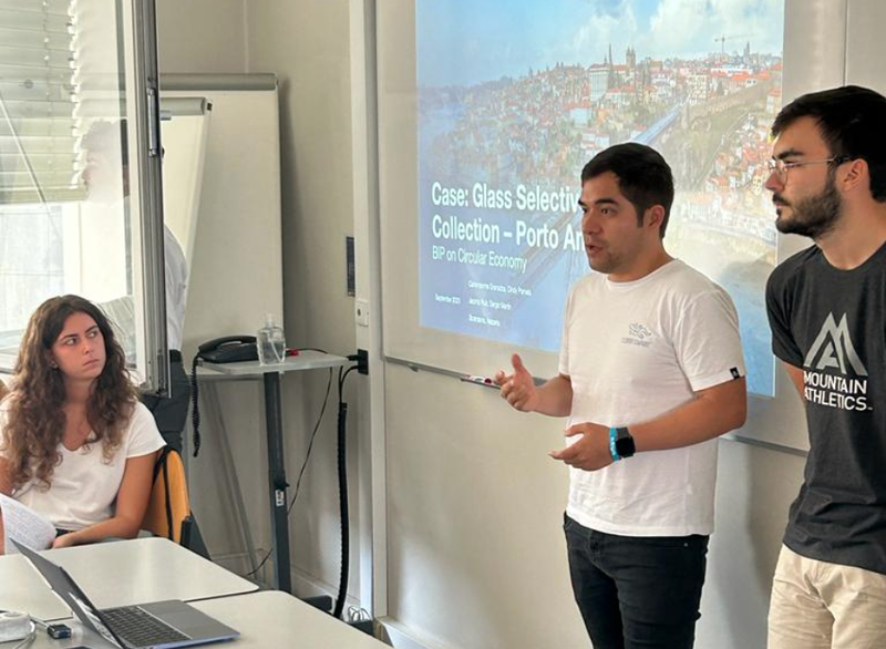 Estudiantado y profesorado de nuestro Máster participan en un programa internacional sobre economía circular en Oporto