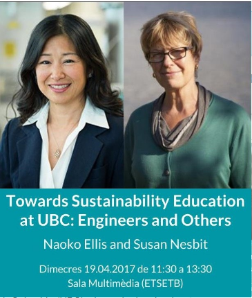 Talk: 'Toward Sustainability Education at UBC: Engineers and Others'